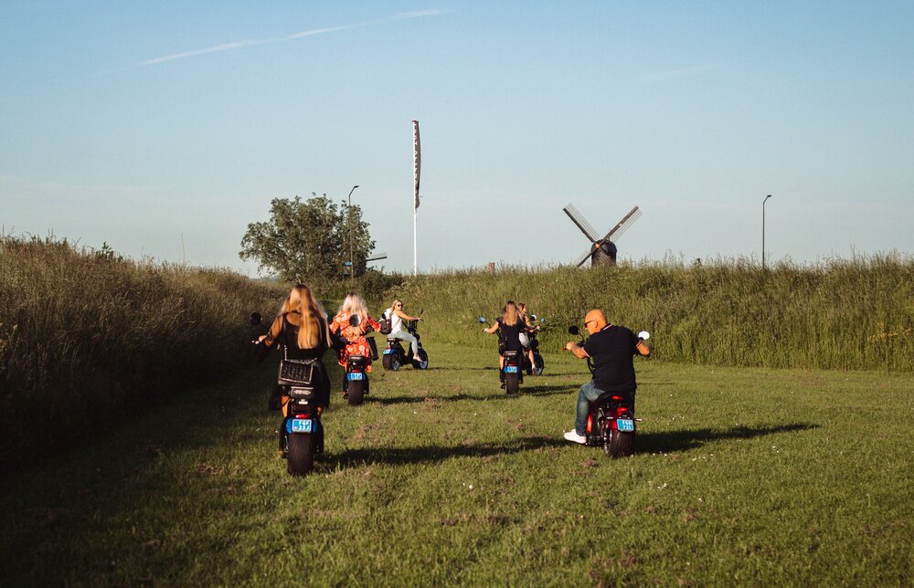 E-chopper rijden Natuurpark de Biesbosch halve dag cadeaubon
